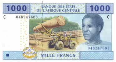 Közép-Afrikai Államok / Kongó 2002. 1000Fr T:I Central African States / Kongó 2002. 1000 Francs C:UNC