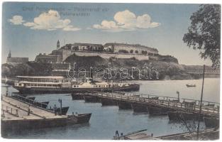 Újvidék Pétervárad pontoon bridge, castle, SS Albert