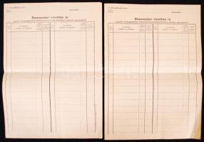 1938 Országgyűlési választások 2 db szavazási ív