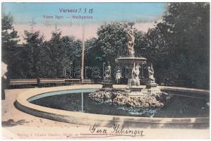 Versec public park, fountain (EB)