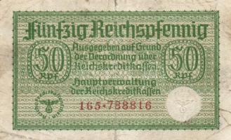 Német 3.Birodalom 1940-45. 50RPf + Deutsche Wehrmacht (Német Véderő) 1942. 5RPf + T:III German Third Reich 1940-45. 50 Reichspfennig + Deutsche Wehrmacht 1942. 5 Reichspfennig C:F