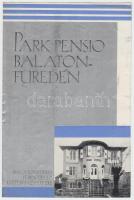 Balatonfüred: Park Pensio képes reklámnyomtatvány
