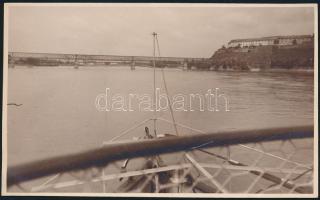 Újvidék Pétervárad castle, photo from ship
