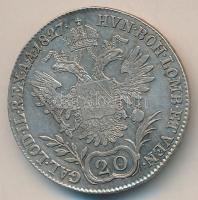 Ausztria 1827A 20Kr Ag "I. Ferenc" T:2-
Austria 1827A 20 Kreuzer Ag "Franz II" C...