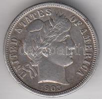 Amerikai Egyesült Államok 1903. 1d Ag T:2-
USA 1903. 1 dime Ag C:VF
