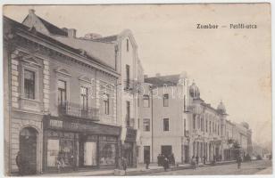 Zombor Petőfi street, the shop of Dodits and Opancsarev (EB)