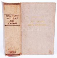 Mátrai Sándor: Az ítélet nem jogerős. Budapest. É.n. A "Mundus"  kiadása