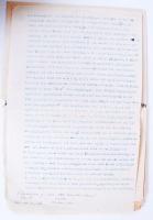 1941-1943 Szőcs Jenő visszaigényelt, Tófalván lévő birtokairól szóló feljegyzések, iratok, fotók, eg...