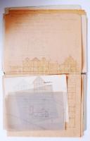 1941-1943 Szőcs Jenő visszaigényelt, Tófalván lévő birtokairól szóló feljegyzések, iratok, fotók, eg...