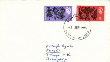 1965 Művészeti fesztivál Mi 392x-393x FDC