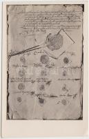 Budapest I. Országos Levéltár, a bécsi béke okmánya 1606 (EK)