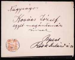 1916 Rakovszky Béla kamarás, Lipót rendi tag halotti értesítője