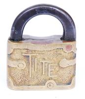 Tite régi réz lakat, kulcs nélkül /  Vitnage brass lock