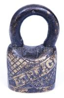 Perfect régi réz lakat, kulcs nélkül /  Vitnage brass lock