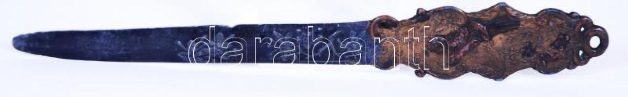 Szecessziós levélnyitó kés / Art Nouveau letter opener 16 cm