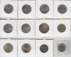 1998. 100Ft (2x) klf + 2002-2007. 10Ft + 20Ft + 20Ft "Deák" + 50Ft (6x) mind különféle mot...