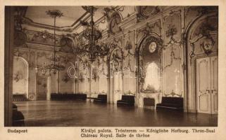 Budapest I. Királyi vár, trónterem