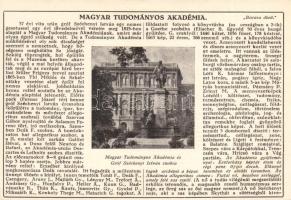 Budapest V. Magyar Tudományos Akadémia, magyar nyelvű leírás