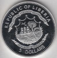 Libéria 2011. 5$ ezüstözött Cu "Nagy Hadvezérek / Hernán Cortez" T:PP Csak 2000db! Liberia 2011. 5 Dollars silver plated Cu "The Greatest Warlords of History / Hernán Cortez" T:PP Only 2000 examples!