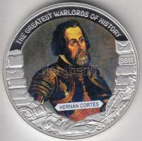Libéria 2011. 5$ ezüstözött Cu "Nagy Hadvezérek / Hernán Cortez" T:PP Csak 2000db!
Liberia...