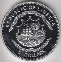 Libéria 2011. 5$ ezüstözött Cu "Nagy Hadvezérek / Nagy Frigyes" T:PP Csak 2000db! Liberia 2011. 5 Dollars silver plated Cu "The Greatest Warlords of History / Frederick the Great" T:PP Only 2000 examples!