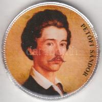 DN "Nagy Magyarok" multicolor emlékérme sorozat 50Ft ezüstözött CuNi "Petőfi Sándor&q...