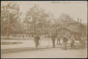 Brassó promenade, urban railway station, photo (EB)