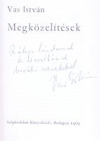 Vas István: Megközelítések. Dedikált! Bp., 1969. Szépirodalmi