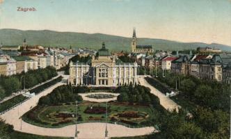 Zagreb square (wet damage)