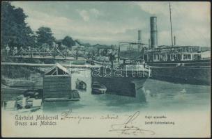 Mohács hajó szenelés