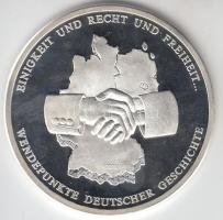 Németország 1990. "Németország újraegyesítése" Ag emlékérem (19.89g/0.999) T:PP
Germany 19...
