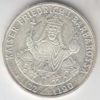 Németország 1990F 10M Ag "I. Barbarossa Frigyes" T:1- Germany 1990F 10 Mark Ag "Frederick I Barbarossa" C:AU