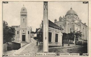 Vukovar Synagogue, Evangelist church, Art Nouveau