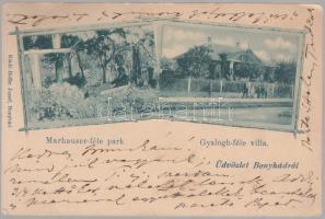 Bonyhád Marhauser-féle park, Gyalogh-féle villa