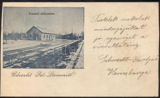 Szentlőrinc vasútállomás (vágott / cut)