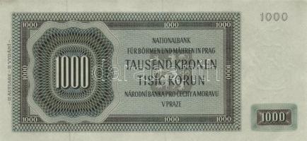 Német 3. Birodalom/Cseh-Morva Protektorátus 1942. 500K + 1000K T:I-
German Third Reich/Protectorate ...