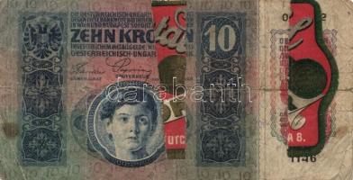 1915. 10K cirill betűs bélyegzéssel T:IV