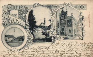 1899 Mistelbach with synagogue