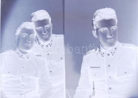 1960-1970 32db fotónegatív katonai portrékkal a csongrádi helyőrségben szolgálatot teljesítőkről: ki...