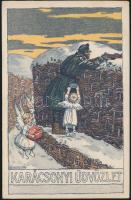 Christmas WWI, Hungarian soldier, s: E. Kutzer