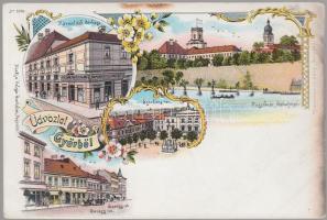 Győr Polgár Bertalan papírkereskedésével litho