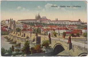 Praha, Charles Bridge, Castle District (Rb)