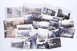 1914-1918 33db katonai fénykép, főleg az I. világháborúból, klf méretben /  Military photos mainly from World War I