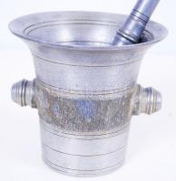 Alumínium mozsár (12 cm) és törője (21 cm)