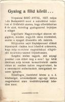 Bíró Antal, gyalog a föld körül... / Antal Bíró, walk around the world (non pc) (small tear)