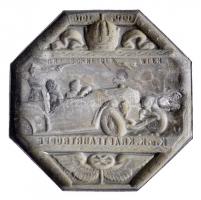 Osztrák-Magyar Monarchia 1914-1916. Császári és Királyi Gépkocsizó alakulat cink sapkajelvény (38x38...