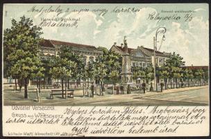 Versec military monument litho