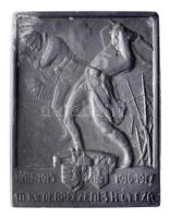 Osztrák-Magyar Monarchia 1914-1917. "M.KIR. DEBRECZENI 3. H.GY.EZR. 1914-1915 - 1916-1917" cink sapkajelvény (39x31m) tű nélkül T:2 Austro-Hungarian Monarchy 1914-1917. "3. HIR Debreczen" zinc cap badge (40x27mm) without pin C:XF