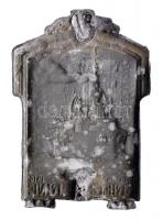 Osztrák-Magyar Monarchia 1914-1916. "FIJ K.u.K. Haditengerészet" cink sapkajelvény (36x25m...