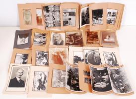 1900-1950 201db fénykép egy ismeretlen család életéből, dátumokkal és magyarázatokkal /  Vintage photos from the life of a family